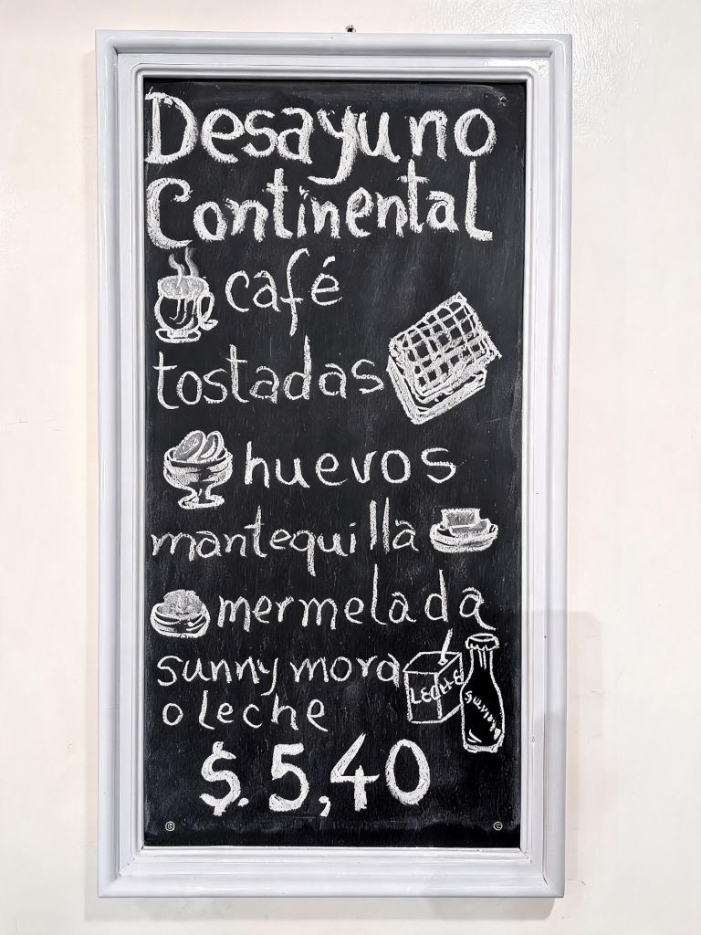 Desayuno continental